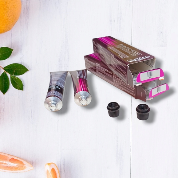 L'Oreal Professionnel DIARichesse 2 Tubes Ammonia-Free 6.8/6M Mocha Caramel - Picture 12 of 16